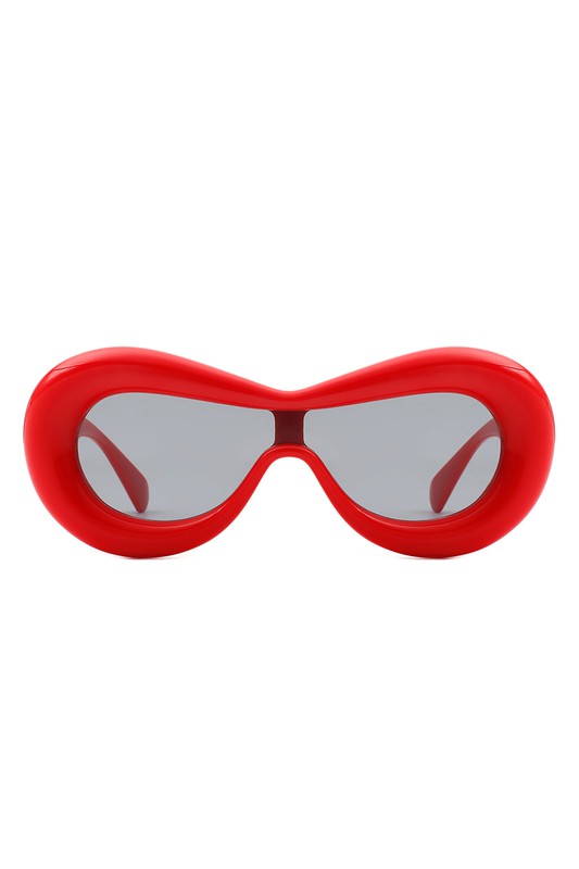 Oversize Retro Oval Modern Chic Fashion Sunglasses