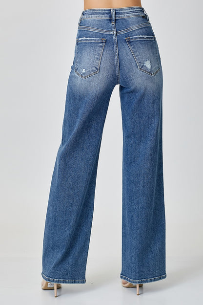 High Waist Wide Leg Jeans