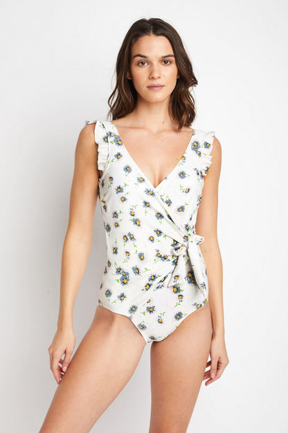 Faux Wrap One-Piece